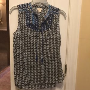 J Crew Sleeveless Top
